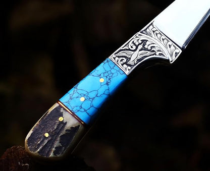 Silver, Blue and Brown