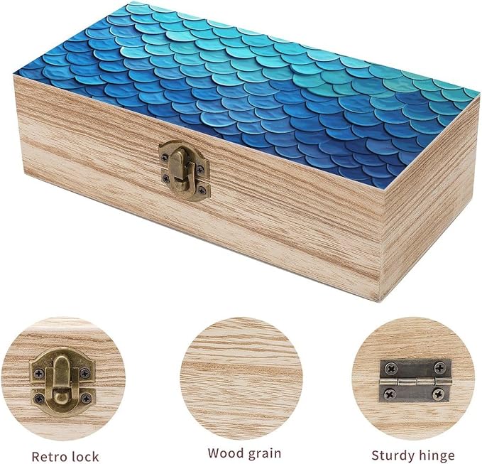 Blue Mermaid Fish Scale