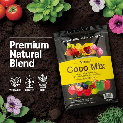 Coco Mix - 10 Qt (0.34 Cu. Ft.) - 1 Pack