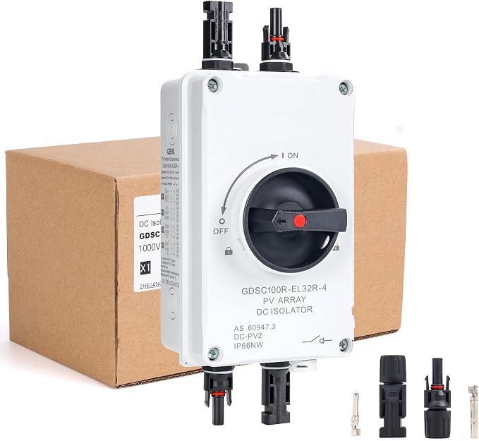 Solar Disconnect Switch with waterproof case