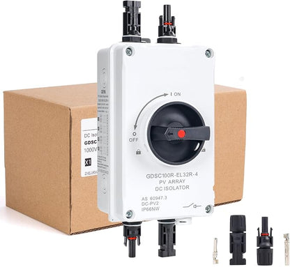 Solar Disconnect Switch with waterproof case