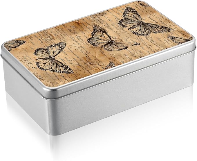 Vintage Script Butterfly