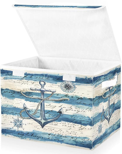 Vintage Blue Sea Pattern