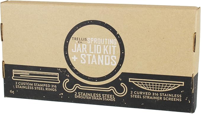 Sprouting Lids + Stands