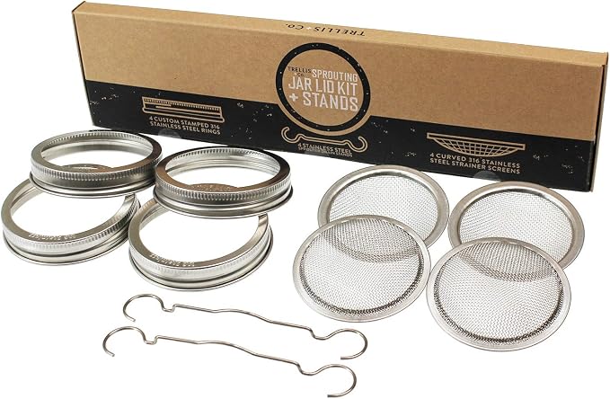 Sprouting Lids + Stands