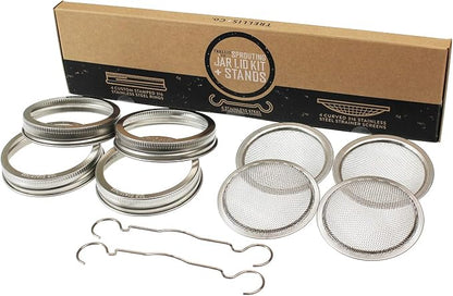Sprouting Lids + Stands
