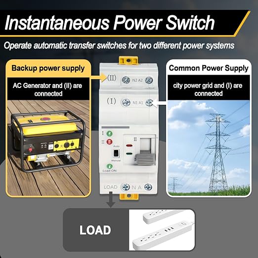 2P 63A 110V Uninterrupted Power Supply-White