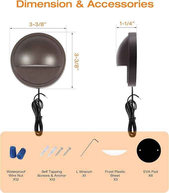 Oil Rubbed Bronze | 6 Pack
