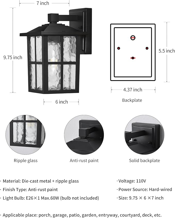 Black (2 Pack)
