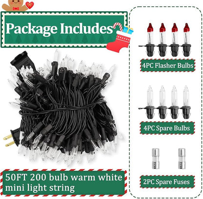 Warm White Black Wire