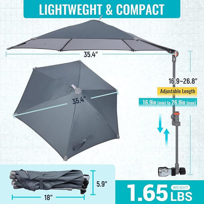Grey/Black+umbrella