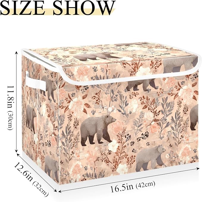 Brown Bears Flowers Plants