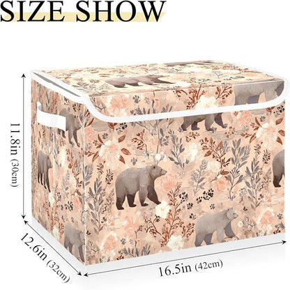 Brown Bears Flowers Plants