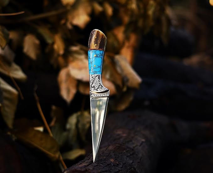 Silver, Blue and Brown