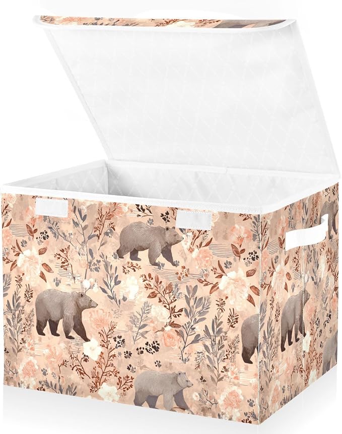Brown Bears Flowers Plants
