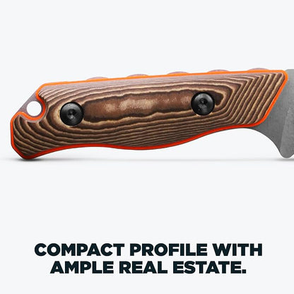 Chocolate/Brown/Maple, Orange G10 - Satin Finish