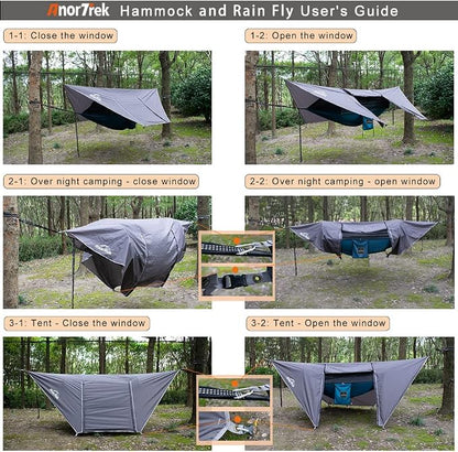 Blue With Rain Fly Tarp