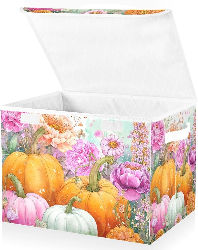 Thanksgiving Pumpkins Flowers Orange