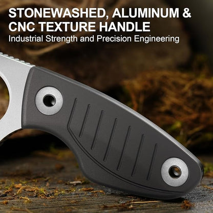 Grey Aluminum Handle