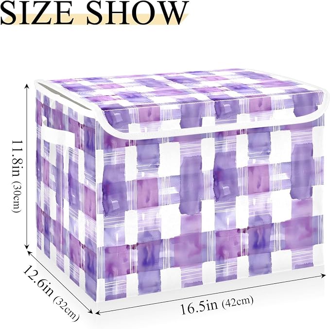Purple Checked