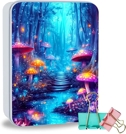 Forest with Glowing Mushrooms