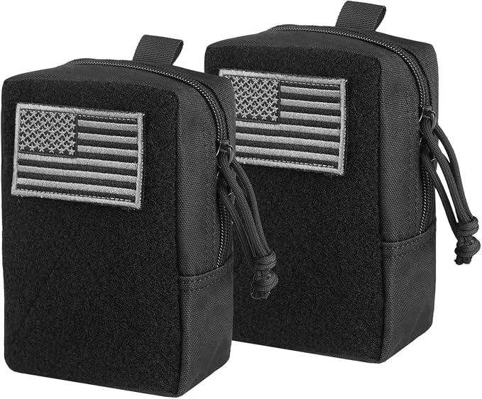 BLACK - MINI POUCH (2PCS)