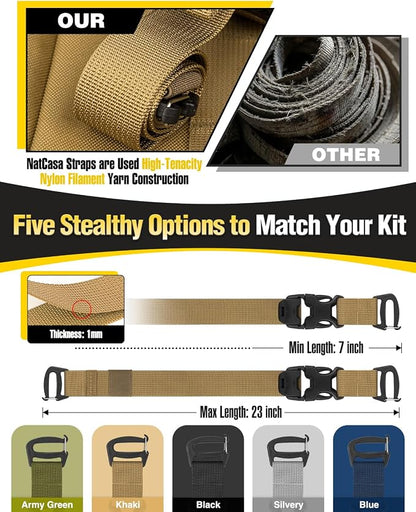 Khaki 4pcs