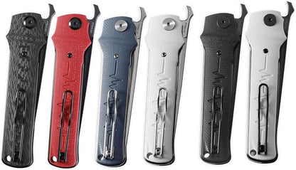 Red Micarta Stonewashed
