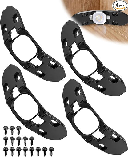4Pcs Black