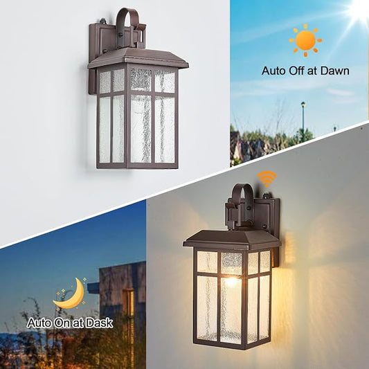 Dusk to Dawn Outdoor Wall Light