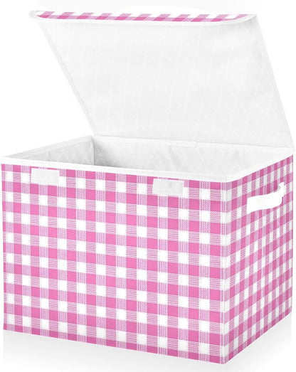 Pink Gingham Checkered