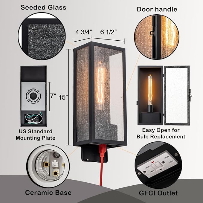 With outlet