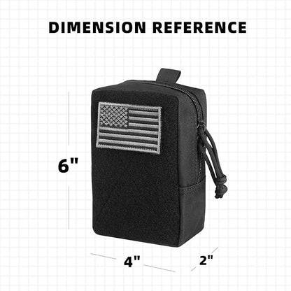 BLACK - MINI POUCH (2PCS)