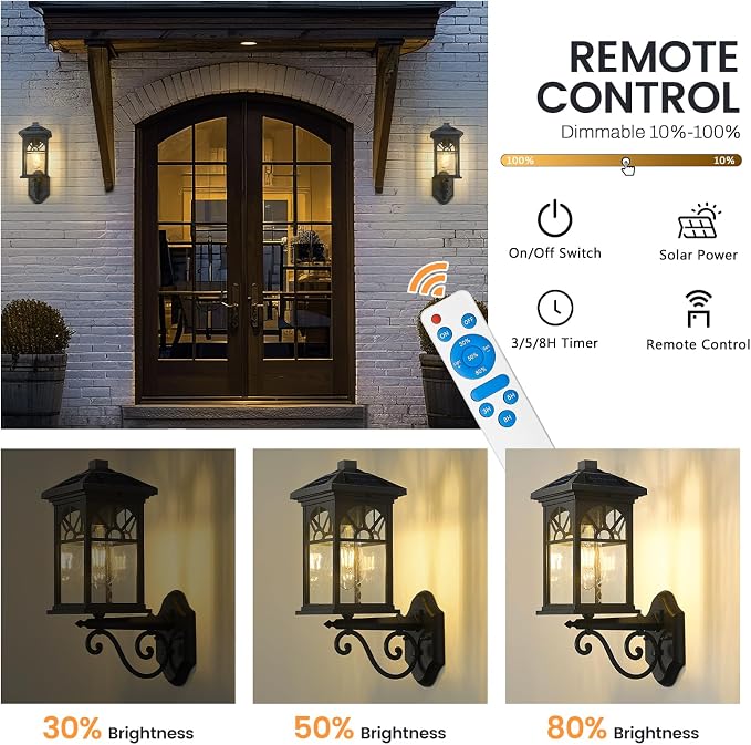 Solar Wall Light - 15.8''