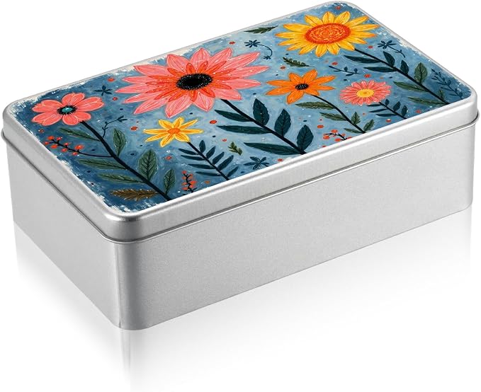 Orange Floral Field