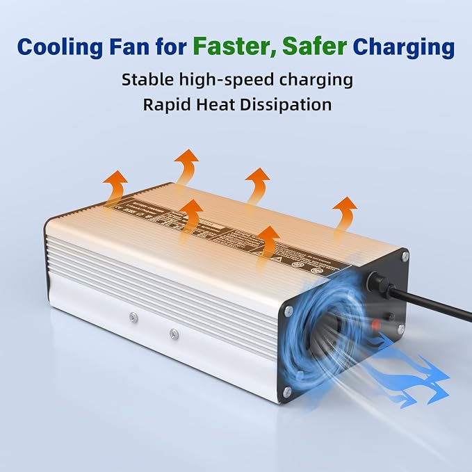 58.4V 5A Charger-Silvery