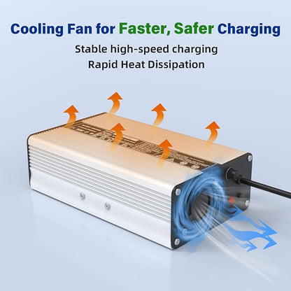 58.4V 5A Charger-Silvery