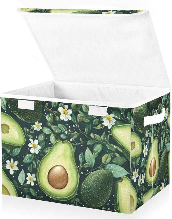 Dark Green Avocado Daisy