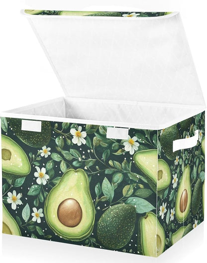 Dark Green Avocado Daisy