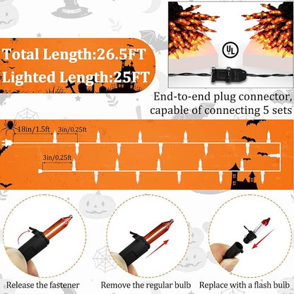 orange light black wire