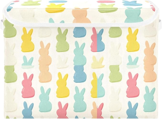 Beige Cartoon Rabbit Easter