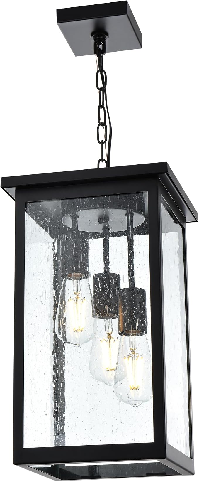 Seeded Glass, Black