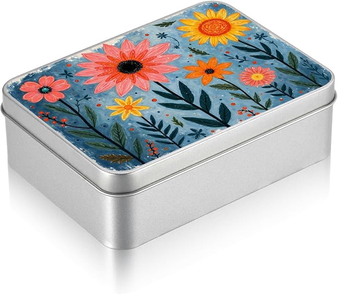 Orange Floral Field
