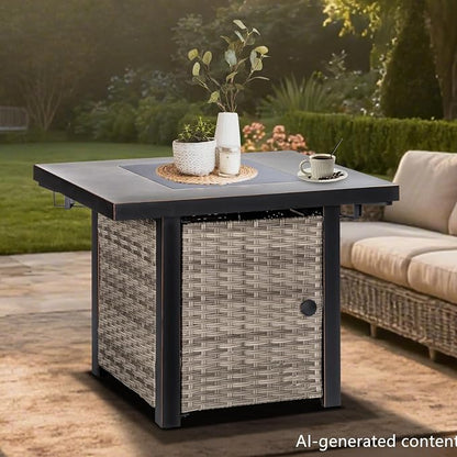 Black+Grey Rattan