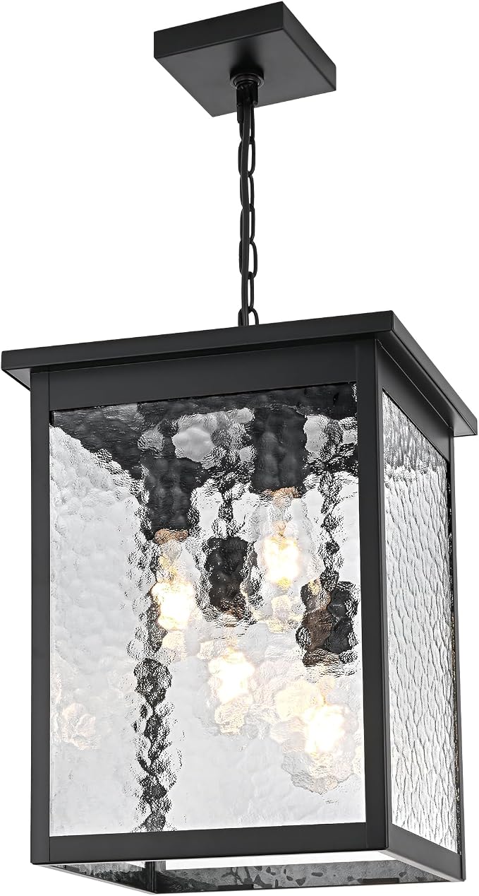 Hammered Glass, Black