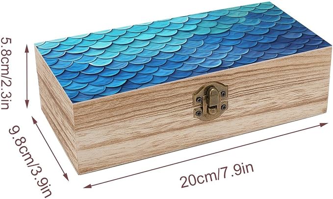 Blue Mermaid Fish Scale