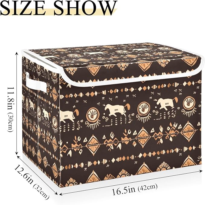 Brown Aztec Beige Horse