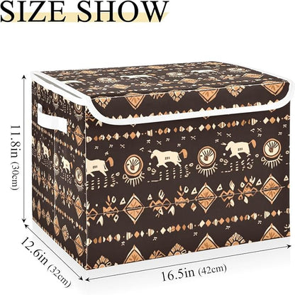 Brown Aztec Beige Horse