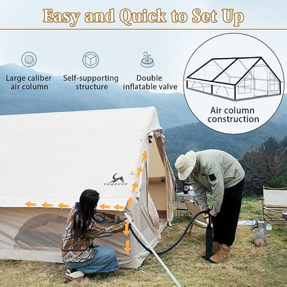 13 x 9.8 x 6.5ft(6-8 person)