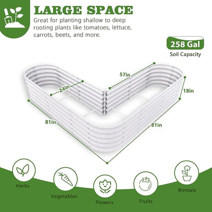 Heart 4p-white